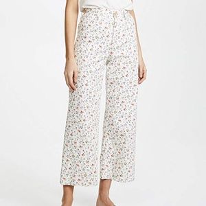 Rebecca's Taylor wine twill pant